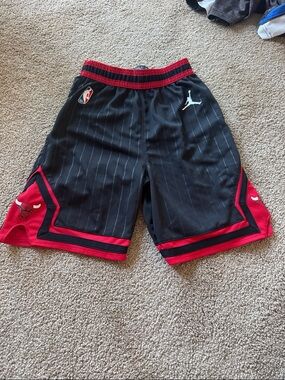 NBA Chicago Bulls Pinstripe Basketball Shorts